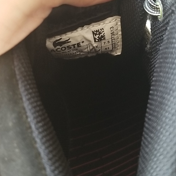 Lacoste High Top Glow in the Dark Sneaker - Picture 8 of 8